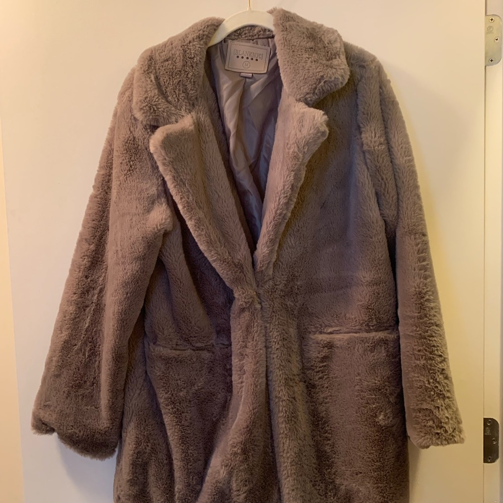 Blank NYC fur coat
